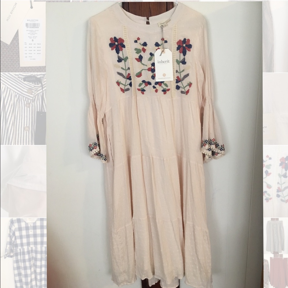 NWT embroidered dress